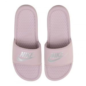 light pink nike sandals